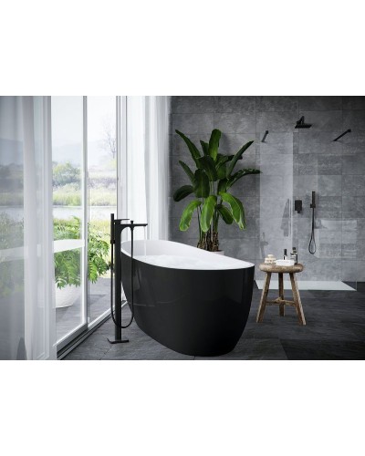 Душевая система Excellent Keria AREX.SET.2045BL Черный матовый