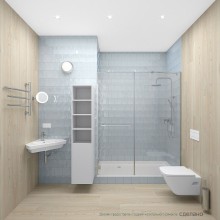 Душевая система Paini RS T4 50CR191ART2P3 Хром