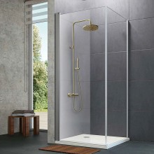 Душевая система Paini Cox 78PJ689TH Матовое золото