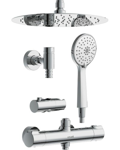 Душевая система Cersanit Odra 63069 с термостатом Хром