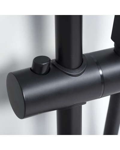 Душевая система WasserKRAFT A29901 с термостатом Черная матовая