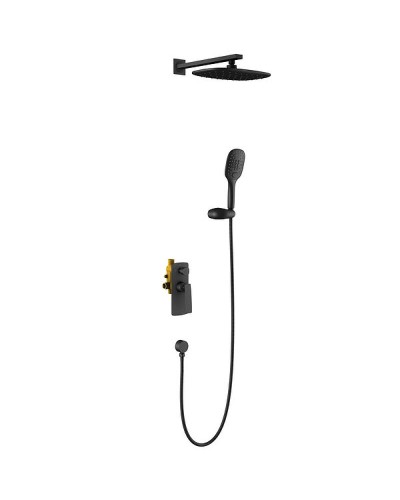 Душевая система Timo Helmi  SX-4069/03SM Черная