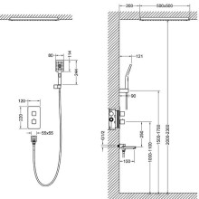 Душевая система Timo Petruma SX-5019/00SM Хром