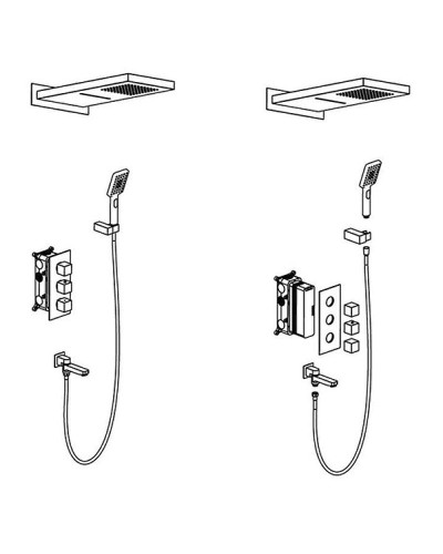 Душевая система Timo Petruma SX-5079/00SM с термостатом Хром