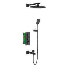 Душевая система Timo Petruma SX-5049/03SM с термостатом Черный