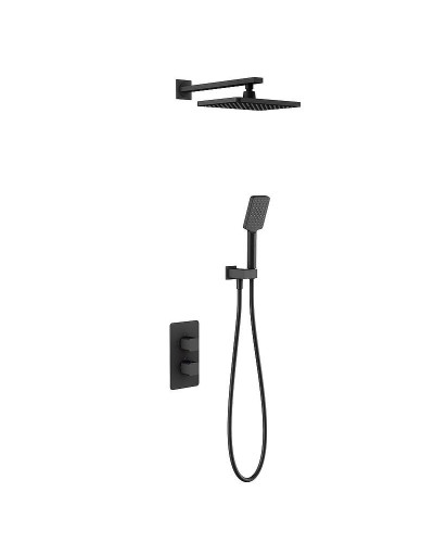 Душевая система Timo Petruma SX-5059/03SM с термостатом Черный