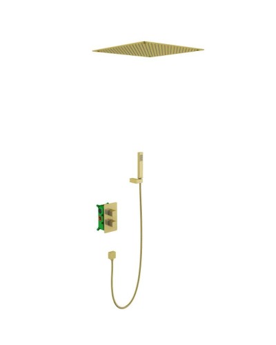 Душевая система Timo Petruma SX-5029/17SM с термостатом Золото матовое