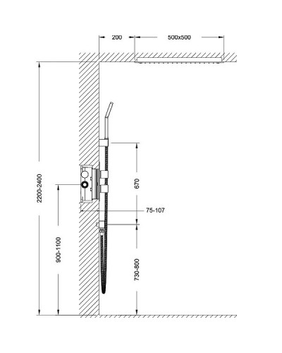 Душевая система Timo Petruma SX-5029/17SM с термостатом Золото матовое