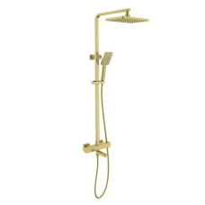 Душевая система Timo Tetra-thermo SX-0169/17 с термостатом Золото матовое