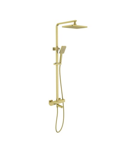 Душевая система Timo Tetra-thermo SX-0169/17 с термостатом Золото матовое