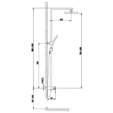 Душевая система 200 мм Timo Selene SX-1041/00