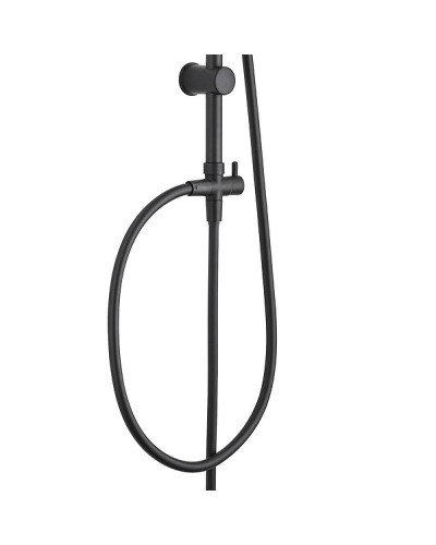 Душевая система Aquanet Passion S AF300-70-S-B 261837 Черная матовая