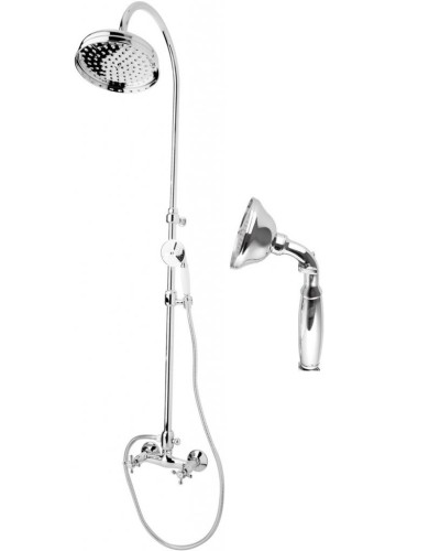 Душевая стойка со смесителем, верхним и ручным душем CEZARES GOLF-CD-01-M