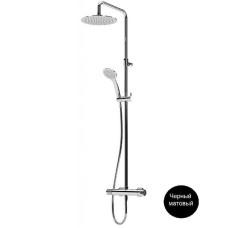 Душевая система Cezares LEAF-CDA-30-NOP Черная матовая