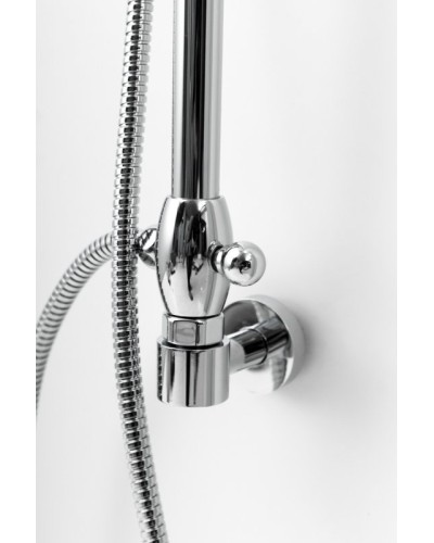 Душевая стойка с ручным и верхним душем с подводом воды из стены CEZARES ELITE-CAI-01-Bi