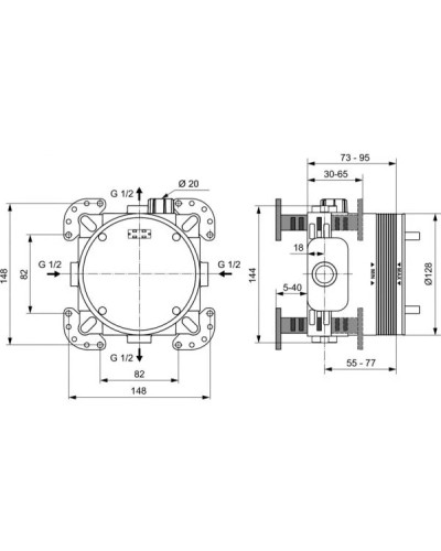 Промо набор для ванны Ideal Standard Set Ceraplan III 8 в 1 B1153AA