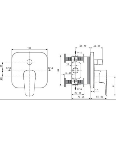 Промо набор для ванны Ideal Standard Set Ceraplan III 8 в 1 B1153AA
