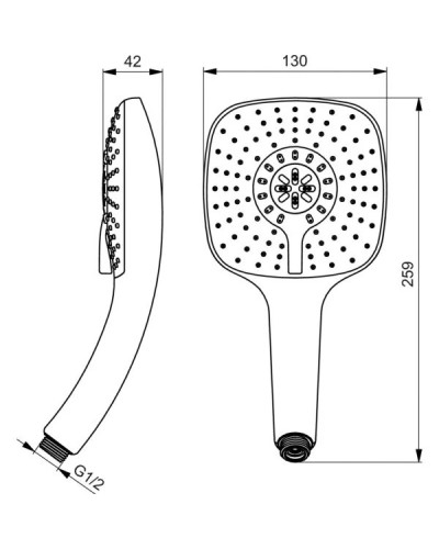 Промо набор для ванны Ideal Standard Set Ceraplan III 8 в 1 B1153AA