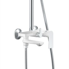 Душевая система Haiba HB24505-8 Белый Хром