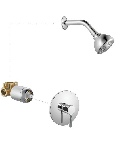 Душевая система Haiba HB80088 Хром