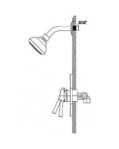 Душевая система Haiba HB80088 Хром