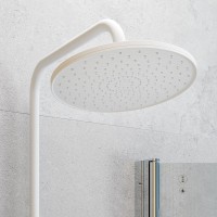 Душевая система Iddis Shelfy SHEWTBTi06 Белая матовая