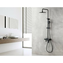 Душевая система Lemark Bronx LM3762BL Черная