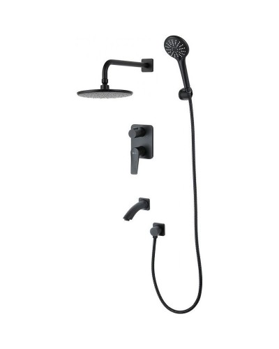 Душевая система Lemark Bronx LM3722BL Черная