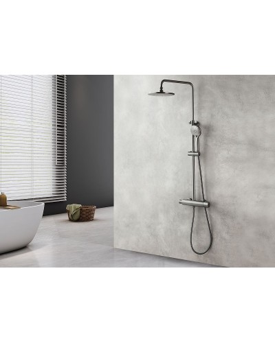 Душевая система Lemark Bronx LM3770GM Графит