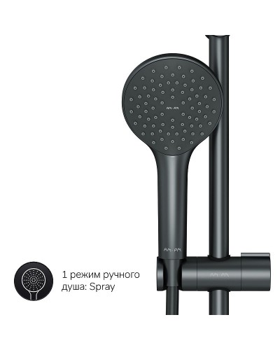 Душевая система AM.PM Gem F42890A14 Черная