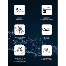 Душевая система Ravak 10° Free X070160 с термостатом Черная матовая