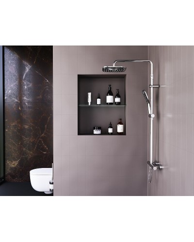 Душевая система Damixa Option DX218092000 с термостатом Хром