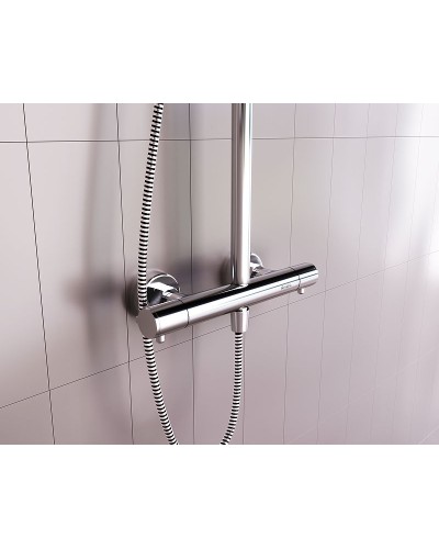 Душевая система Damixa Option DX218092000 с термостатом Хром