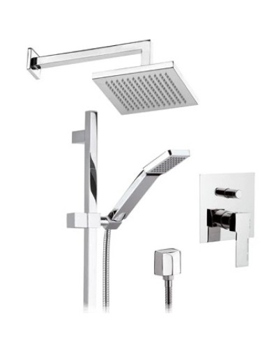 Душевой комплект 200 мм Remer Qubika Q09S01