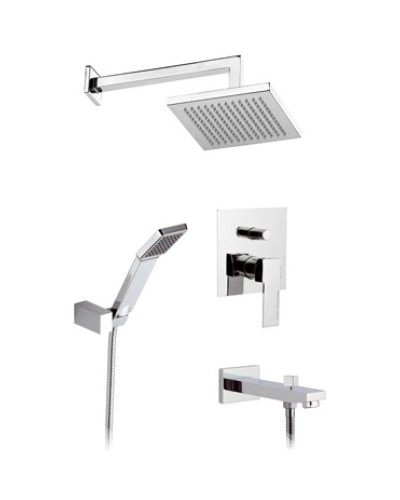 Душевой комплект 200 мм Remer Qubika Q09S03