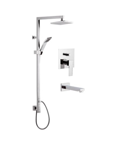 Душевой комплект 200 мм Remer Qubika Q09S11