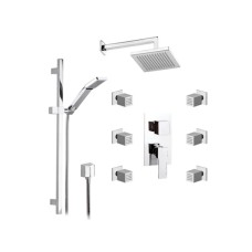 Душевой комплект 200 мм Remer Qubika Q937S01