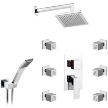 Душевой комплект 200 мм Remer Qubika Q937S02