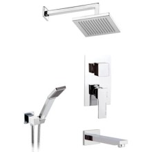 Душевой комплект 200 мм Remer Qubika Q937S03