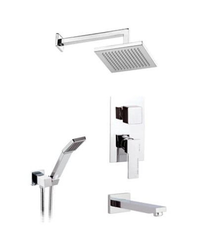 Душевой комплект 200 мм Remer Qubika Q937S03