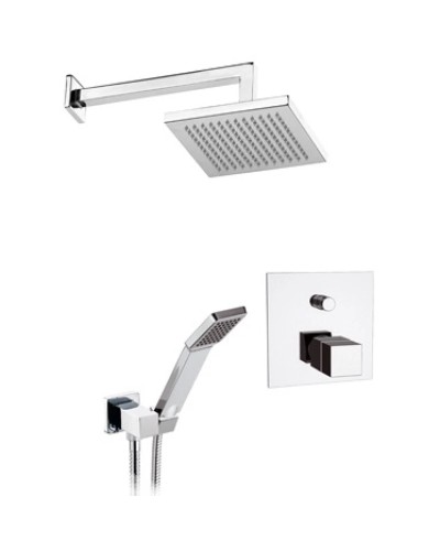 Душевой комплект 200 мм Remer Qubika QT09S02