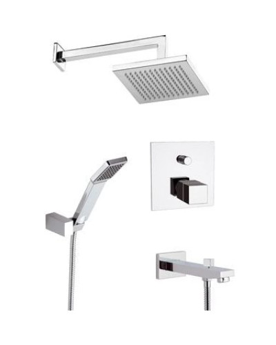 Душевой комплект 200 мм Remer Qubika QT09S03