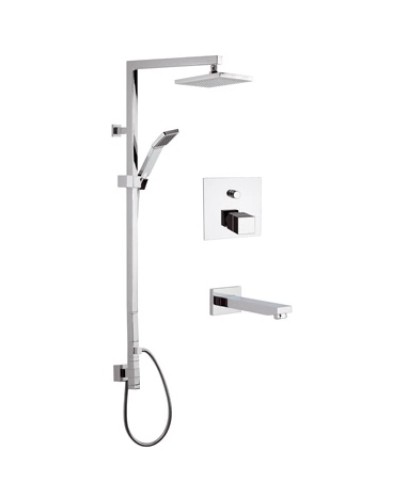 Душевой комплект 200 мм Remer Qubika QT09S11