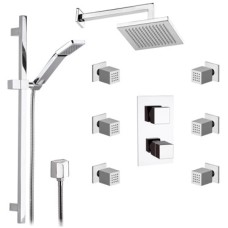 Душевой комплект 200 мм Remer Qubika QT937S01