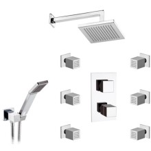 Душевой комплект 200 мм Remer Qubika QT937S02