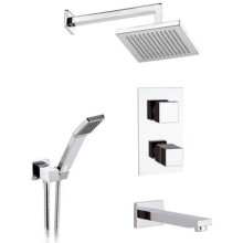 Душевой комплект 200 мм Remer Qubika QT937S03