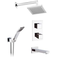 Душевой комплект 200 мм Remer Qubika QT937S03