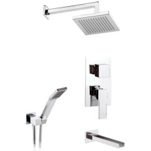 Душевой комплект 200 мм Remer Qubika Cascata QC937S03