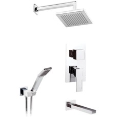 Душевой комплект 200 мм Remer Qubika Cascata QC937S03