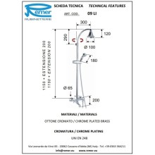Душевая система Remer Liberty 09LI